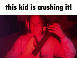 This Kid Is Crushing It Guitarist GIF