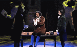 Thomas Jefferson Hamilton Happy Clapping GIF