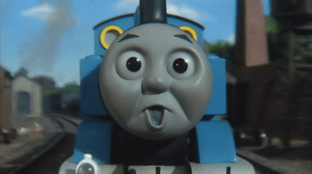 Thomas The Tank Engine Looking Amazed GIF