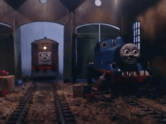 Thomas The Tank Engine Talks With A Friend GIF