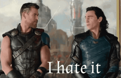 Thor And Loki Thanks I Hate It GIF