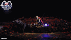 Thor Destroying Glowing Tesseract GIF