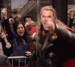 Thor Funny Victory Dance GIF