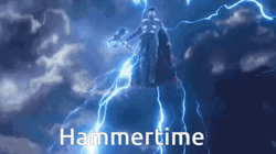Thor Hammer Time GIF