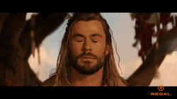 Thor Love And Thunder Opening Eyes Scene GIF