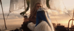 Thor Love And Thunder Thor Kisses Pirate Woman GIF