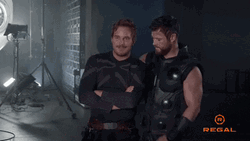 Thor Love And Thunder Thor Taps Star-Lord GIF