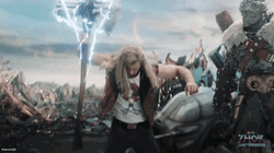 Thor Love And Thunder Thor Transformation GIF
