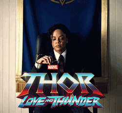 Thor Love And Thunder Valkyrie Chewing GIF
