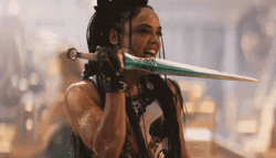 Thor Love And Thunder Valkyrie Sharp Sword GIF