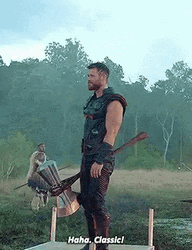Thor Ragnarok Classic Chris Hemsworth GIF