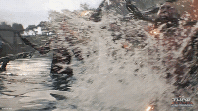 Thor Ragnarok Movie Poster Man In Water GIF