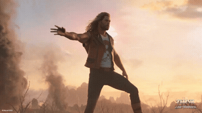 Thor Ragnarok Poster Man In Field GIF