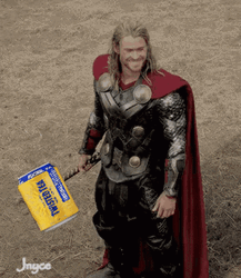 Thor With His Twisted Tea GIF