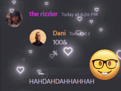 Thorizzler Conversation With Smiley Face With Glasses GIF