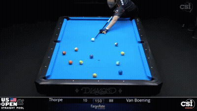 Thorpe And Van Boening Playing Pool GIF