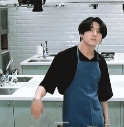 Threatening Jungkook Pose GIF