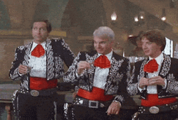 Three Amigos Taking Tequila Shots GIF