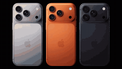 Three Apple Phones Lined Up In A Row GIF