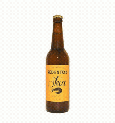 Three Beer Bottles With Bar Labels GIF