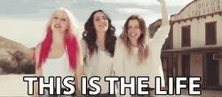 Three Best Friends Pretty Ladies Music Video GIF