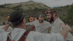 Three Bro Hug Each Other GIF