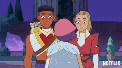 Three Cartoon Characters Netflix GIF