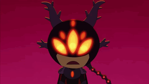 Three Cartoon Characters One With Mask GIF