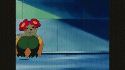 Three Cartoon Characters Standing Together GIF