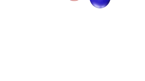 Three Colored Balls Floating Sticker