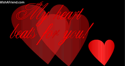 Three Cute Hearts My Love GIF