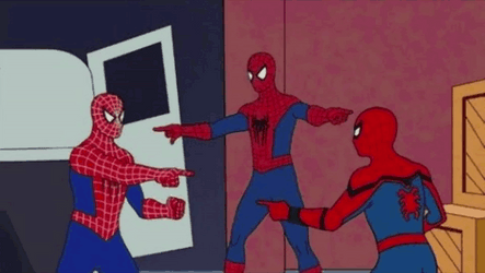Three Different Spider Man Meme Compilation GIF
