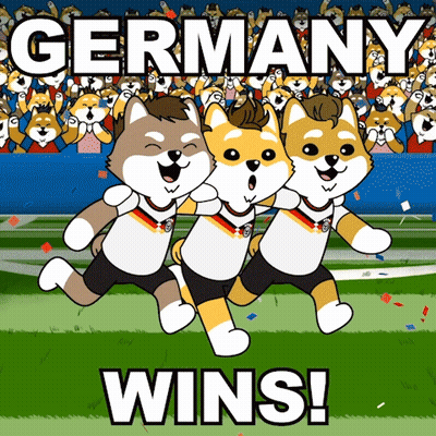 Three Dogs Running Germany Wins GIF
