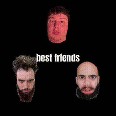 Three Faces Saying Best Friends GIF