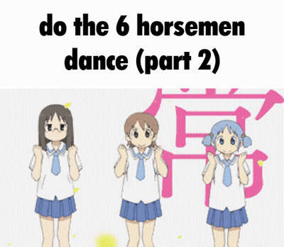 Three Girls Dancing Do The 6 Horsemen Dance GIF