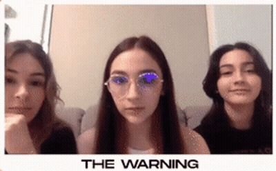 Three Girls Saying The Warning GIF