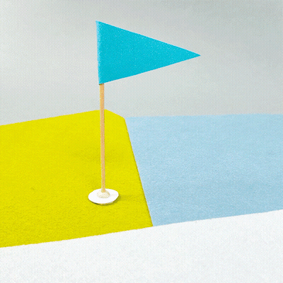 Three Golf Balls With One Saying Titleist GIF