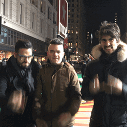 Three Guys Rock On GIF