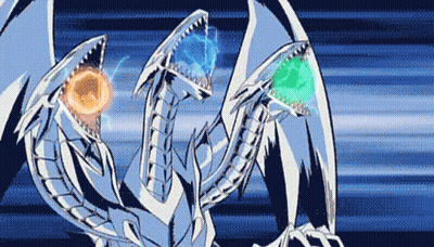 Three-Headed Dragon Cartoon GIF