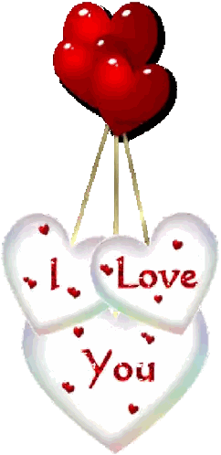 Three Hearts With Love Sticker