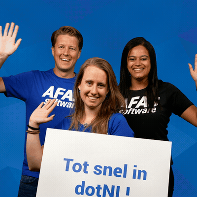 Three In Afa Shirts Sign Tot Snel Dotni GIF