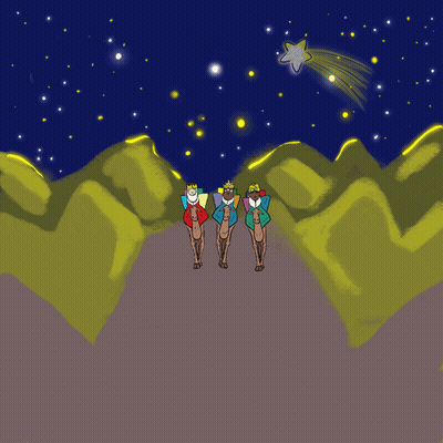 Three Kings Close Up On Horse GIF