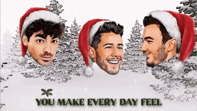 Three Men In Santa Hats You Make Every Day Feel GIF