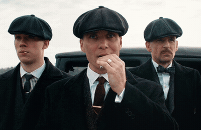 Three Men In Suits And Hats One With Ring GIF