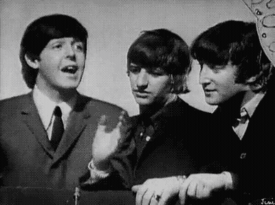 Three Men In Suits And Ties Black And White Photo GIF