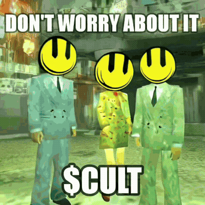 Three Men In Suits With Smiley Faces GIF