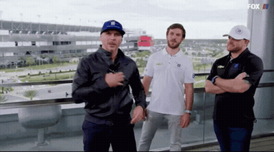 Three Men On Balcony Fox TV Logo GIF
