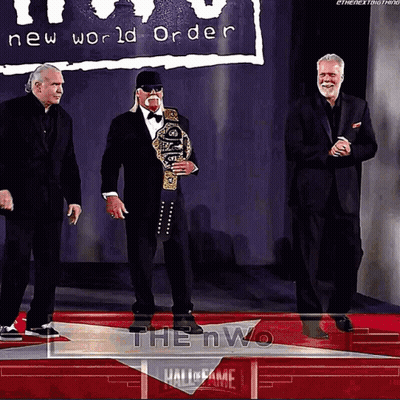 Three Men On Red Carpet New World Order GIF