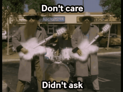 Three Men Playing Guitars In Front Of Store Saying Choice GIF