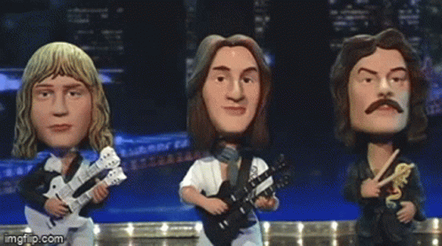 Three Men Playing Guitars GIF